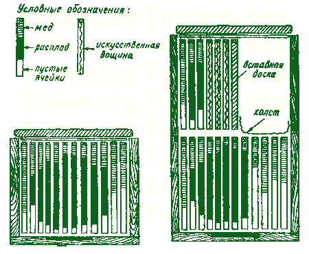 Техника постановки новых корпусов обычных ульев